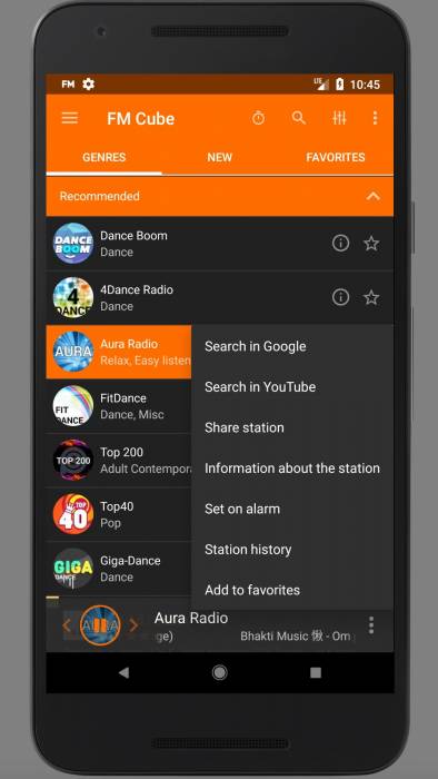 Online radio for Android - FMCUBE